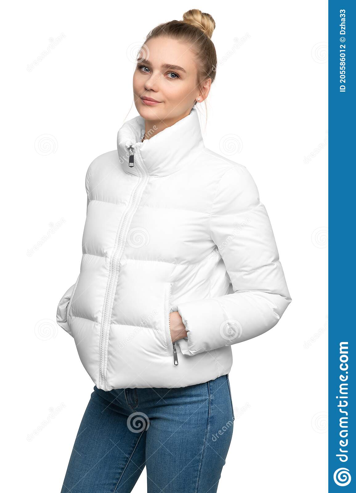 chaqueta blanca mujer